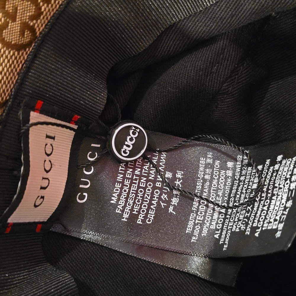 FASHION Monogram Beige Bucket Hat - Picture 5 of 5